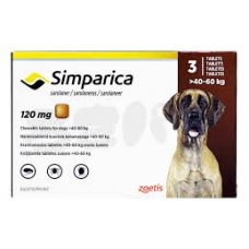 Simparica (Симпарика) средство от блох и клещей для собак 40 - 60 кг