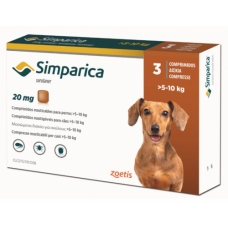 Simparica (Сімпаріка) засіб від бліх і кліщів для собак 5 - 10 кг