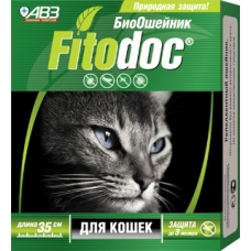 Нашийник для котів проти бліх та кліщів Fitodoc