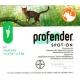 Краплі антигельмінтні для котів Байєр Профендер (вага тварини 0,5 - 2,5 кг, упаковка 2 піпетки, ціна за 1 піпетку).