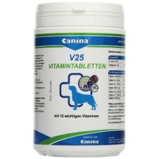 Витаминный комплекс для собак Canina V25 Vitamintabletten, 1таб
