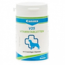Витаминный комплекс для собак Canina V25 Vitamintabletten, 60 таб