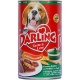 Корм консервований для собак Darling з кроликом, індичкою та макаронами 1,2 кг