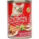 Корм консервированный для кошек Darling с мясом и кукурузой 400 гр