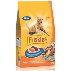 Корм сухий для котів Friskies з куркою і овочами, на вагу (100г)