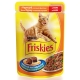Корм консервований для котів Friskies в желе з куркою та зеленими бобами 100 г.