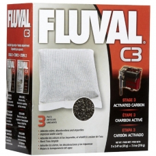 Наполнитель для фильтра Fluval C3 активированный уголь, 210г