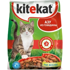 Корм сухой для кошек Kitekat азу из говядины 0,4 кг