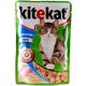 Корм консерврованный для кошек Kitekat с лососем в соусе 0.1кг