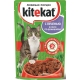 Корм консервированный для кошек Kitekat с печенью в соусе по-домашнему 0.1 кг