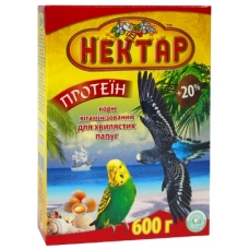 Корм для хвилястих папуг НЕКТАР «Протеїн»,600г