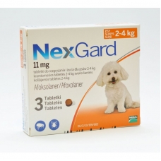 Таблетки от блох и клещей для собак 2-4 кг Фронтлайн NexGard 