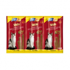 Палички - ласощі для котів з куркою Fit + Fun STICKS (1шт)