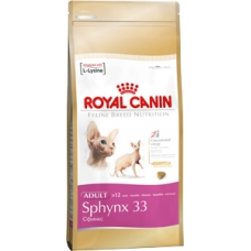 Корм сухой для кошек породы сфинкс Royal Canin Sphynx 33 (400гр)