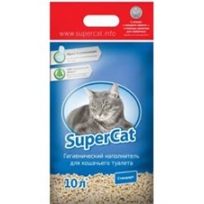 Древесный наполнитель Super Cat стандарт (синий), 3кг