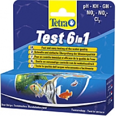 Експрес-тест води, TetraTest 6 in 1, (1 смужка)