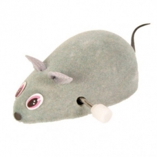 Игрушка мышка заводная маленькая для кошек Trixie