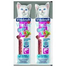 Ковбаски для котів Vitakraft Cat-Stick Mini Odour-stop запах-стоп з лососем (ціна за 1 шт.)