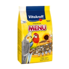 Основний корм  для середніх папуг Vitakraft Menu,1кг