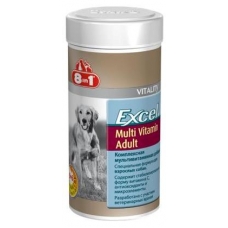 Мультивитаминная добавка  8in1 Excel Multi Vitamin Adult для взрослых собак (70 таб.)
