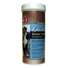 Мультивітамінна добавка 8in1  Excel Brewer's Yeast  для великих собак, 80 таб