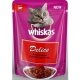 Корм консервований для котів Whiskas Delice яловичина у власному соку, 85гр