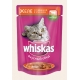 Корм консервований для котів Whiskas «Желе з яловичиною та ягням» 100 г