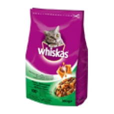 Корм сухий для котів Whiskas смачні подушечки з ягням 300 гр