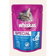 Корм консервированный для кастрированых котов и стерилизованых кошек Whiskas Special 100 гр
